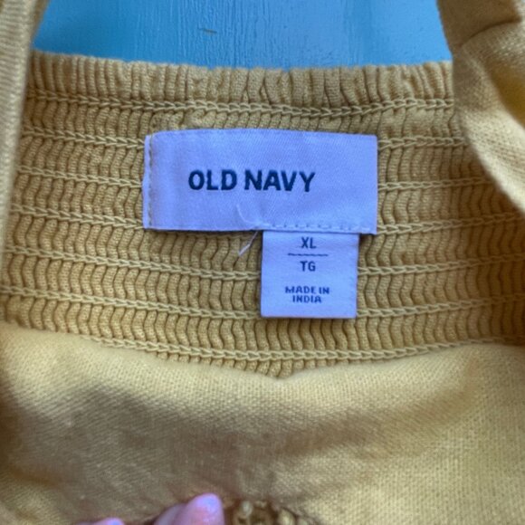 Yellow linen midi sundress with adjustable straps XL - Picture 5 of 8